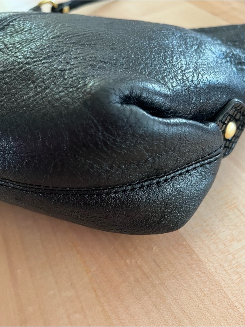 Coach Ashley Black Leather Swingback  Crossbody Bag - Picture 6 of 13